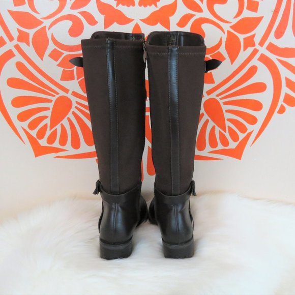 Franco Sarto Brown Round Toe Riding Boots 7.5 - Picture 3 of 4